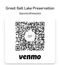 Image of Venmo account @greatsaltlakeplate used to pay $46 for Great State License Plate.