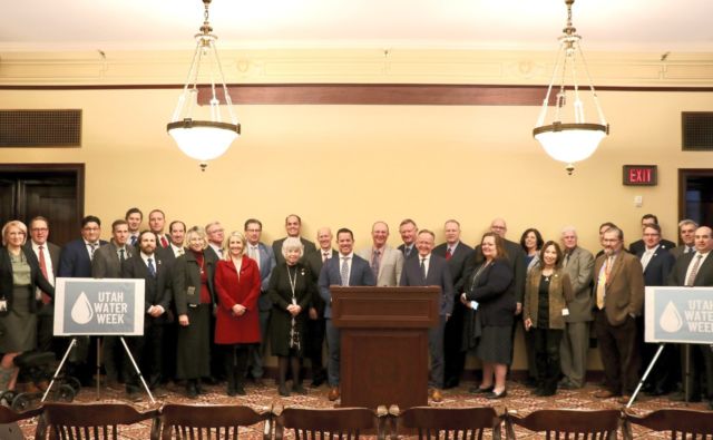 Today, the House and the Senate held a press conference to kick off #WaterWeek and discuss many of the upcoming water-focused bills that will be heard by the legislature 💧 #utpol #utleg