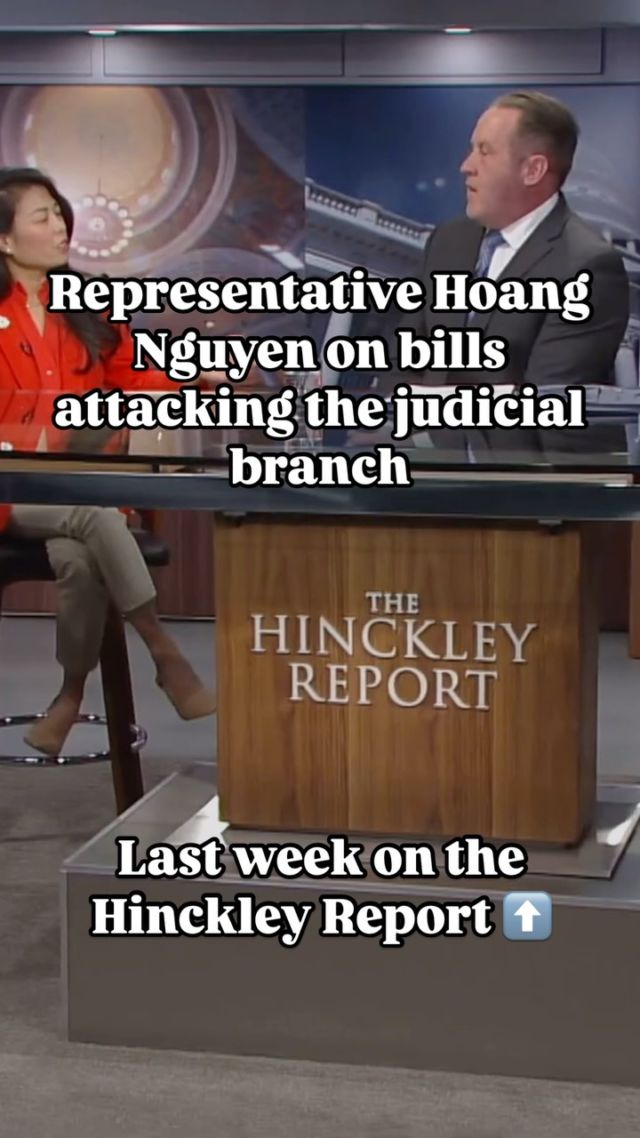 Watch Representative Hoang Nguyen discuss the importance of protecting Utah’s judicial branch in the most recent episode of the Hinckley Report. 

#utah #utahpolitics #utahlegislature